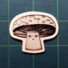 Mr. Mushrooms - Clear Backing - Two Inch Sticker - Image 2