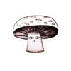 Mr. Mushrooms - Clear Backing - Two Inch Sticker
